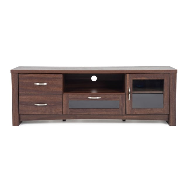 Furniture TV 4 doors and 3 drawers natural 160 x 40 x 60 cm