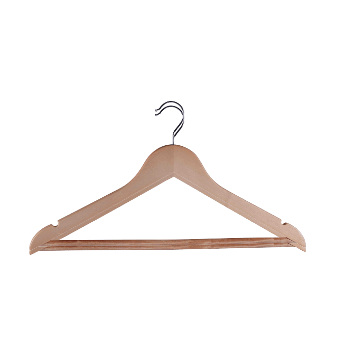 Realistic thin plastic hanger for shops 3D model