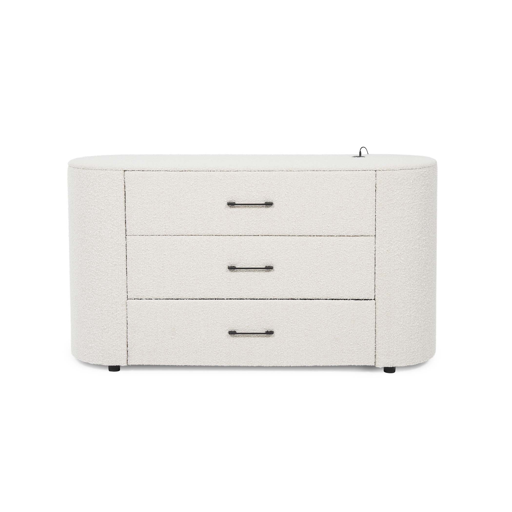 Brucite Dresser With Drawers/Va Usb Chargerbeige