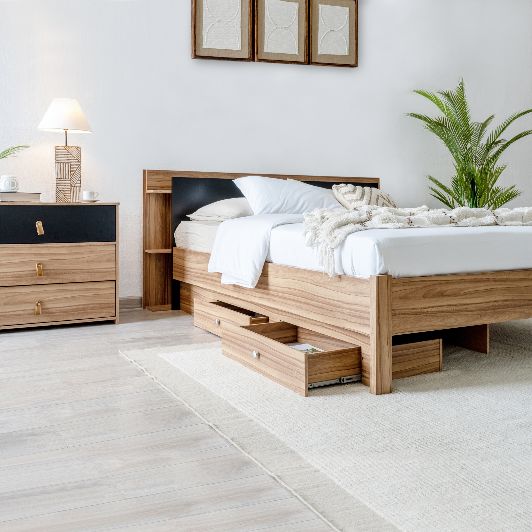 Pull out deals bed with storage